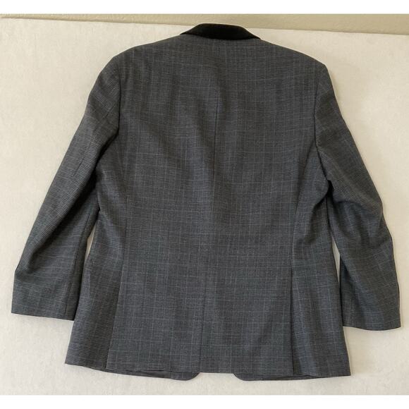 Polo Ralph Lauren  46L Houndstooth 100% Wool 2 Button Blazer Jacket - Picture 12 of 15